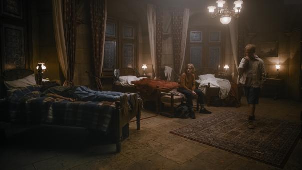 V.l.n.r.: Die drei ??? Justus Jonas (JULIUS WECKAUF), Peter Shaw (NEVIO WENDT) und Bob Andrews (LEVI BRANDL) übernehmen einen neuen Fall in Sony Pictures' DIE DREI ??? - ERBE DES DRACHEN.