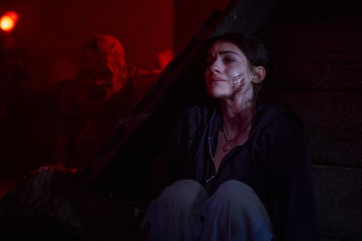 Ella Rubin in Sony Pictures' UNTIL DAWN. © 2024 Screen Gems, Inc. and TSG Entertainment II LLC. All Rights Reserved.