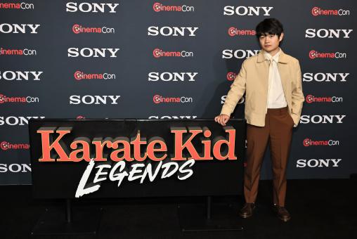 Ben Wang auf der CinemaCon 2025 zum Film KARATE KID: LEGENDS © 2025 Eric Charbonneau