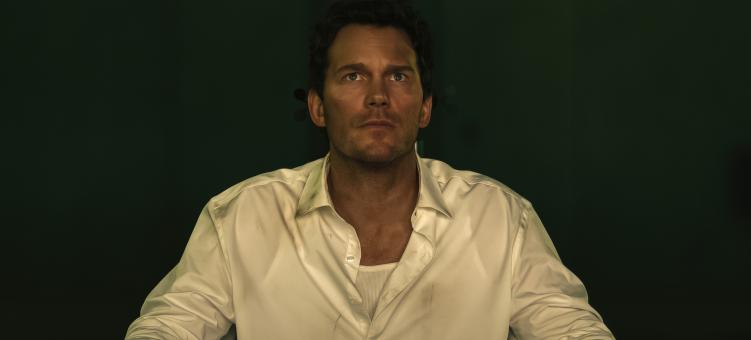 Chris Pratt als Chris Raven in MERCY von Amazon MGM Studios. Foto von: Amazon MGM Studios  © 2025 Amazon Content Services LLC. All Rights Reserved.