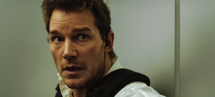 Chris Pratt als Chris Raven in MERCY von Amazon MGM Studios. Foto von: Amazon MGM Studios  © 2025 Amazon Content Services LLC. All Rights Reserved.
