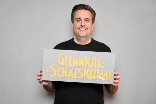 Bastian Pastewka („Mopple“) bei den Sprachaufnahmen für GLENNKILL: EIN SCHAFSKRIMI von  Sony Pictures Entertainment Deutschland GmbH.  Credit: Sebastian Reuter  © 2026 Sony Pictures Entertainment Deutschland GmbH